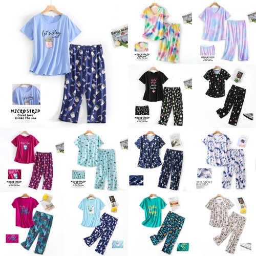 Ladies pyjamas set print pjs - ladies,
