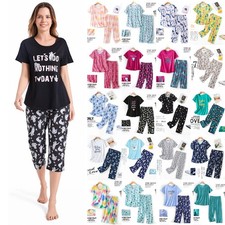Ladies Pyjama Set Printed Pjs