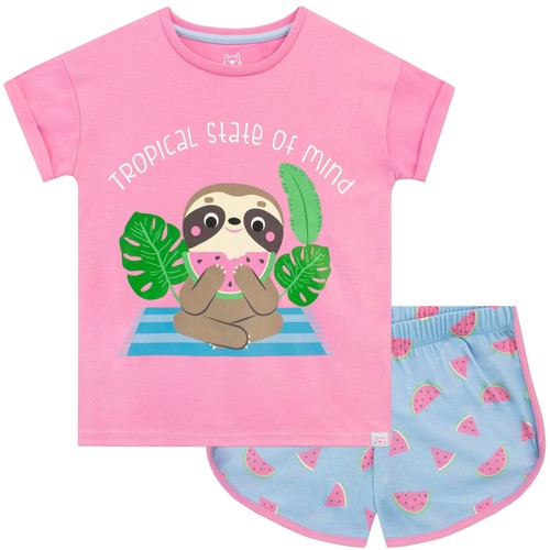Tropical pyjamas kids girls - tropical,