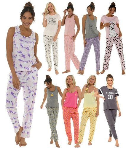 Jersey cotton long pyjamas - jersey,