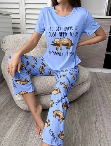 Lovely blue ladies sloth - blue,
