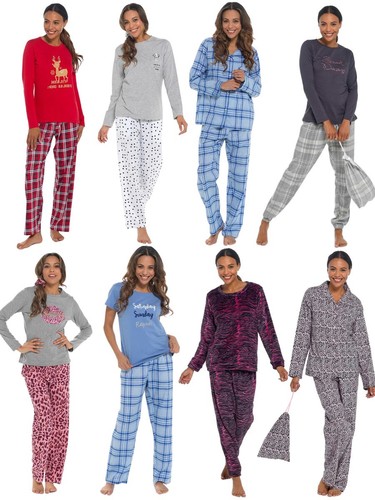 Ladies pyjama set - set, fleece