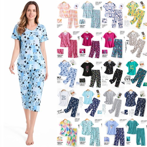Ladies pyjamas set cotton - ladies,
