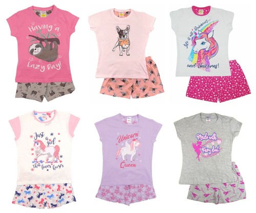 Girls short pyjamas - girls, cool