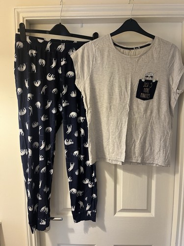 Sloth pyjama set size 14 - set, 12-14