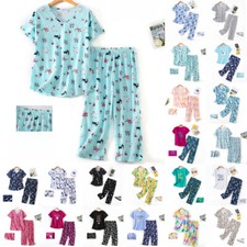 Ladies Pyjamas Set PRINT Pjs