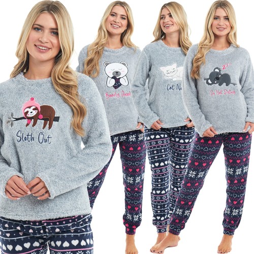 New ladies girls pyjamas soft - ladies,