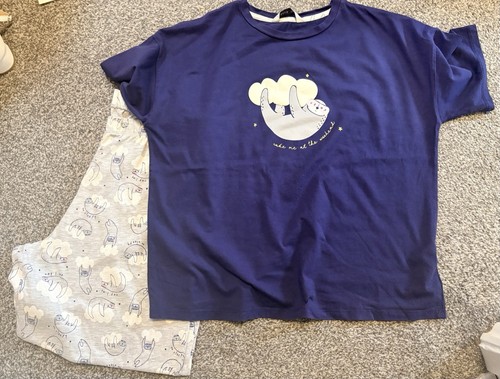 Women sloth pyjama set - sloth,